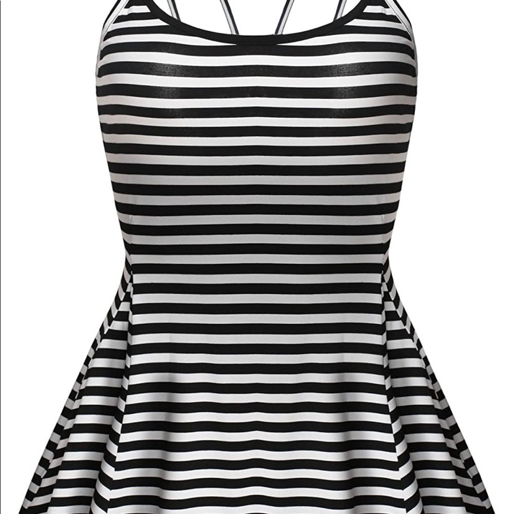 Tank Top Women Sleeveless Strappy Peplum Cami